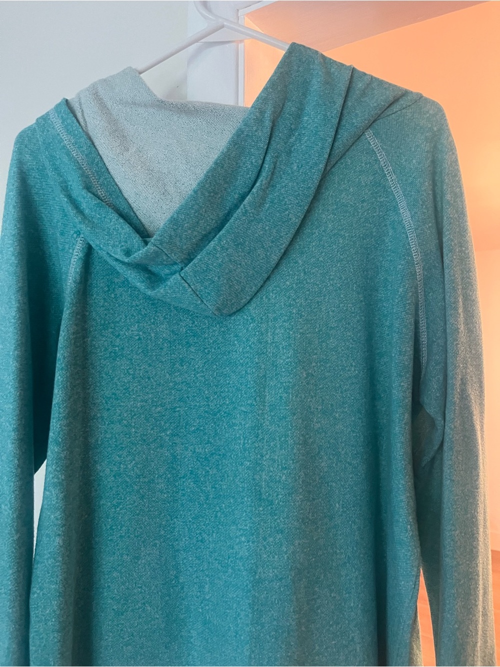 Saltwater Heals Everything Teal Hoodie - Picture 2 of 3